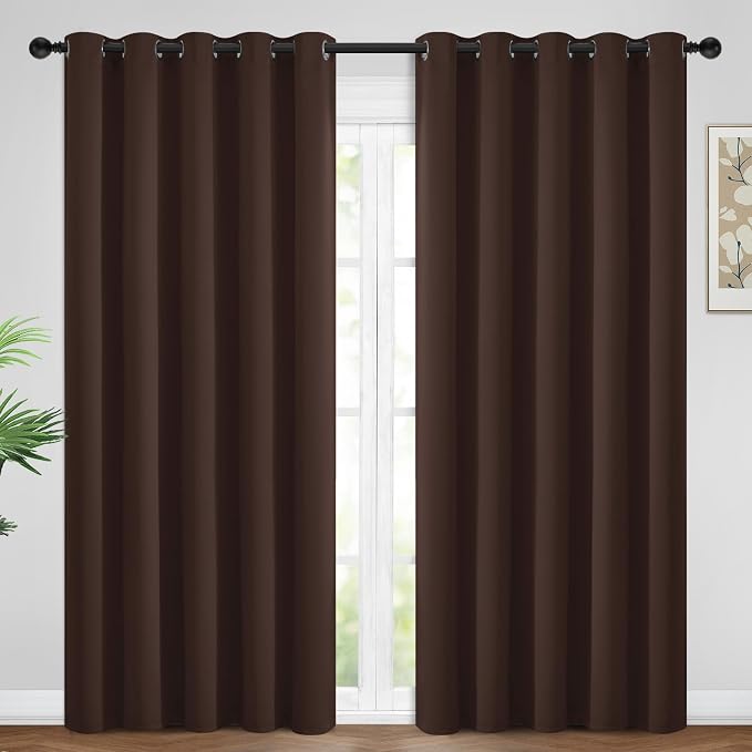 Yakamok Blackout Curtains Room Darkening Thermal Insulated Window Panels by Yakamok
