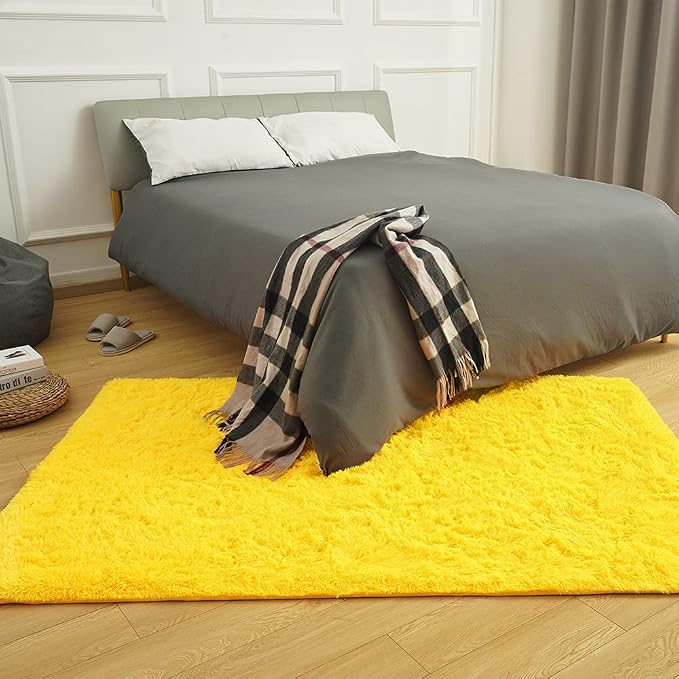Amearea Premium Soft Fluffy Area Rug Modern Shag Carpet, Fuzzy Plush Rugs - Image 2