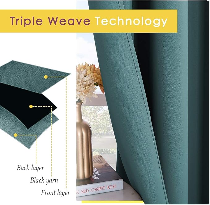 NICETOWN Blackout Curtain Panels - Image 3