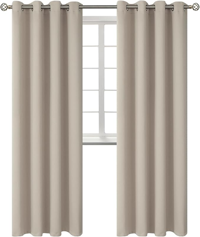 BGment Room Darkening Curtains 120 Inches Long by BGment