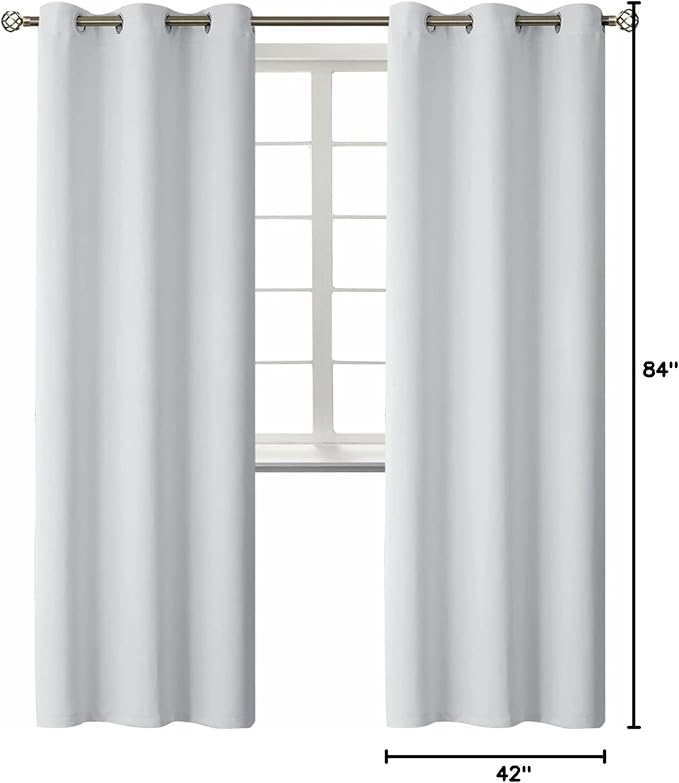 BGment Room Darkening Curtains 84 Inches Long - Image 9