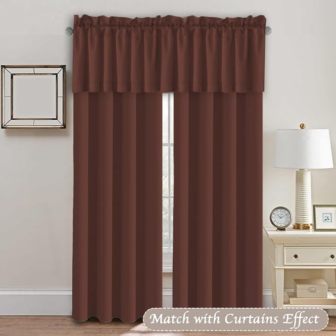 H.VERSAILTEX 2 Panels Blackout Valances - Image 3