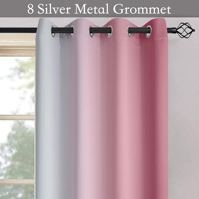 SimpleHome Ombre Room Darkening Curtains - Image 3