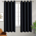 BGment Black Blackout Curtains for Bedroom 63 Inch Length 2 Panels Set by BGment