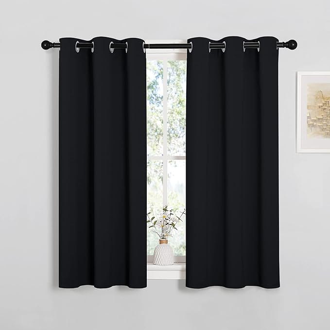 NICETOWN Halloween Bathroom Blackout Curtains and Drapes - Image 2