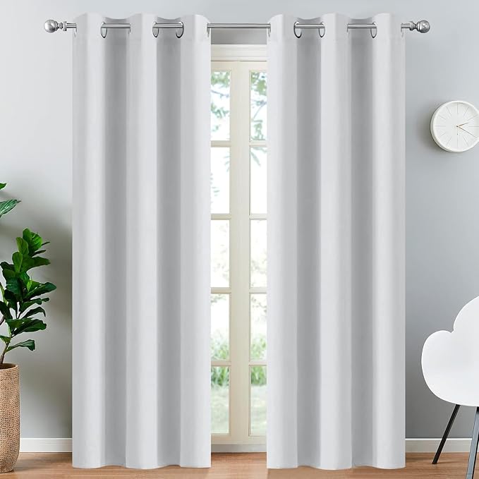 Yakamok 90 Inch Length Room Darkening Drapes Blackout Curtains by Yakamok