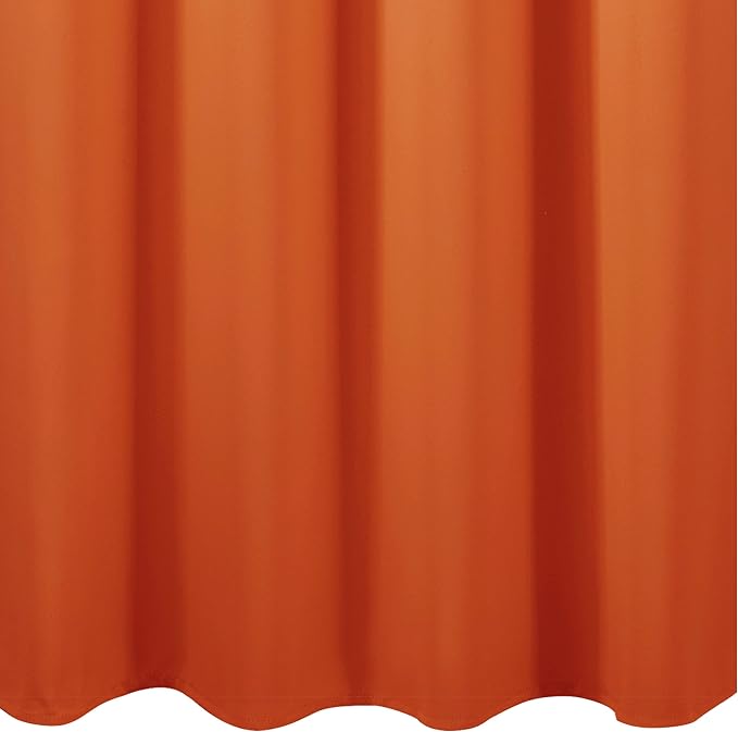 LEMOMO Blackout Curtains 66 x 95 inch/Orange Curtains Set of 2 Panels/Thermal - Image 9