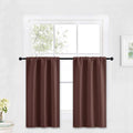 RYB HOME Kitchen Blackout Curtains Over Sink 36 inch Length, Rod Pocket Summer by RYBHOME