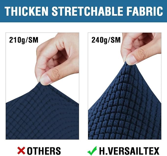 H.VERSAILTEX 4 Piece Stretch Sofa Covers - Image 3