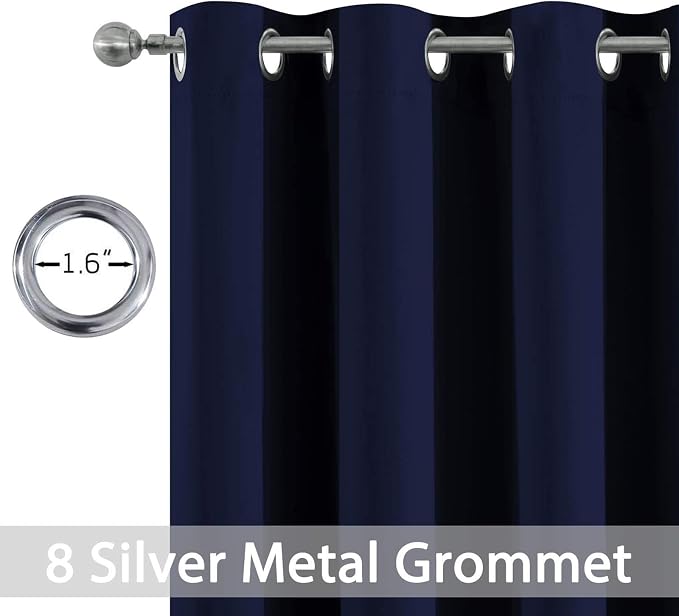 Yakamok Blackout Curtains Room Darkening Thermal Insulated Window Panels - Image 3