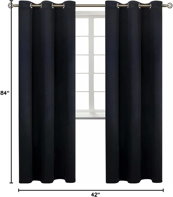 BGment Black Blackout Curtains for Living Room - Image 9