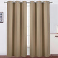 LEMOMO Natural Thermal Blackout Curtains/38 x 84 Inch/Set of 2 Panels Room by Lemomo
