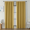 Simplebrand Ava Bright Gold Blackout Curtains by Simplebrand