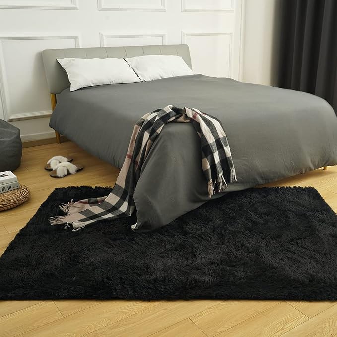 Amearea Premium Soft Area Rug 4x5.3 Feet, Fluffy Carpet - Image 3