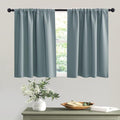 RYB HOME Blackout Privacy Bathroom Window Curtains, Short Thermal Insulated by RYBHOME
