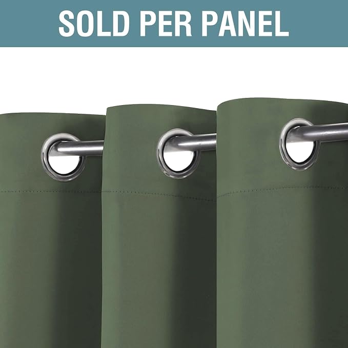 H.VERSAILTEX Green Blackout Curtain - Image 2