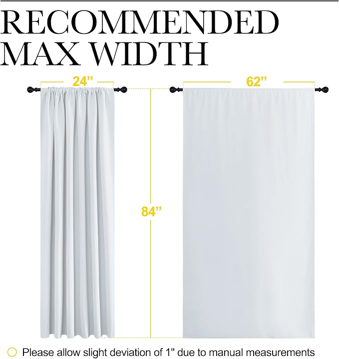 NICETOWN Bedroom Window Curtain Panels - Image 7