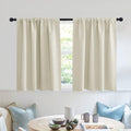 RYB HOME Privacy Bathroom Window Curtains, Short Thermal Insulated Heat by RYBHOME