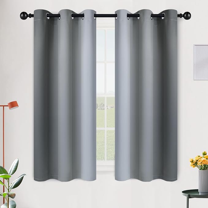 SimpleHome Ombre Room Darkening Curtains 54 inches Length by SimpleHome