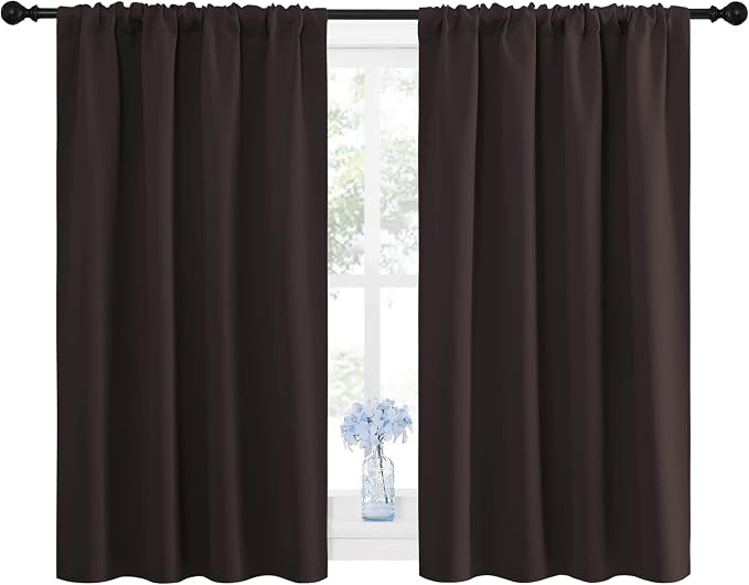 NICETOWN Blackout Curtain Panels 45 inches Long - Image 2