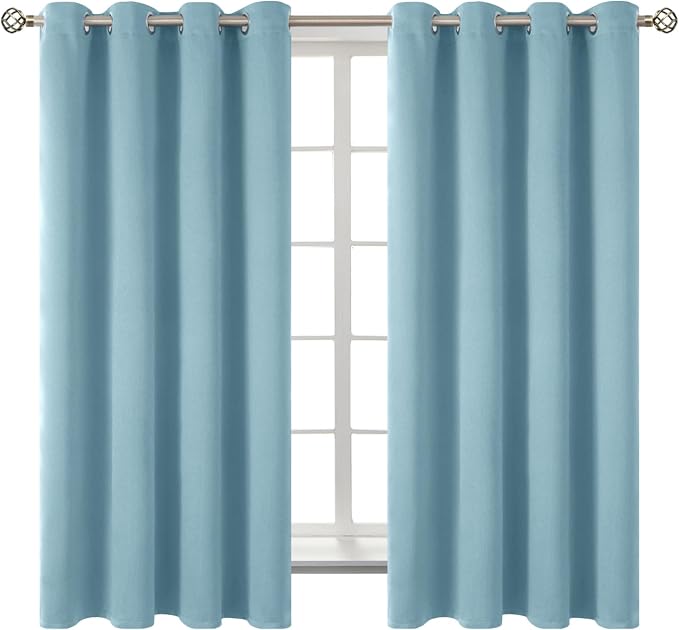 BGment Room Darkening Curtains 63 Inches Long by BGment