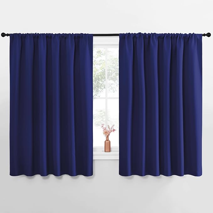 NICETOWN Blackout Curtains for Bedroom, 1 Pair, 70 by 63-inch, Window Treatment by NICETOWN