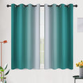 SimpleHome Ombre Room Darkening Curtains 45 inches Length by SimpleHome