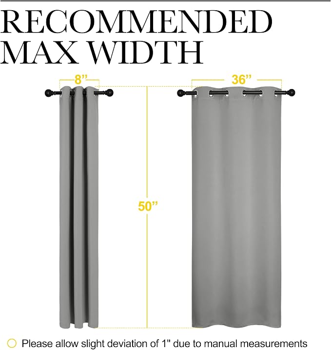 NICETOWN Thermal Insulated Grommet Blackout Curtains, Kids Window Drape Panel - Image 7