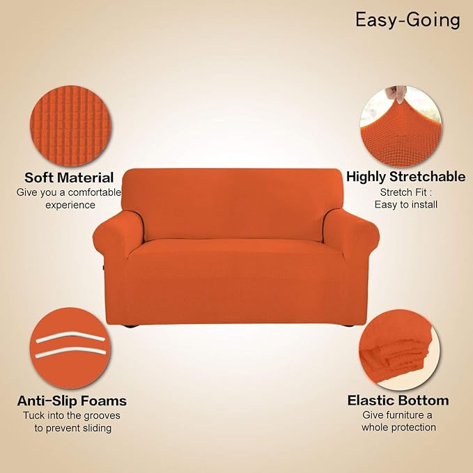 Easy-Going Stretch Sofa Slipcover 1-Piece Sofa Cover Furniture Protector Couch - Image 3