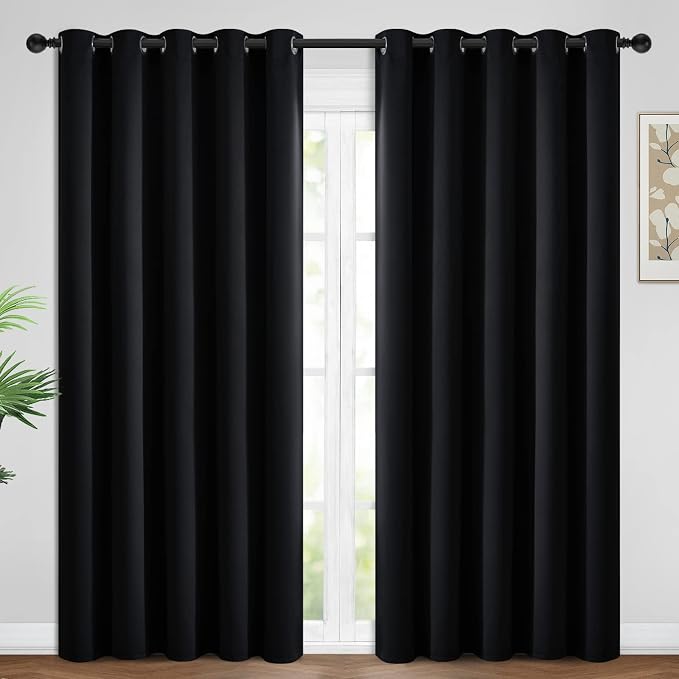 Yakamok Blackout Curtains Room Darkening Thermal Insulated Window Panels by Yakamok
