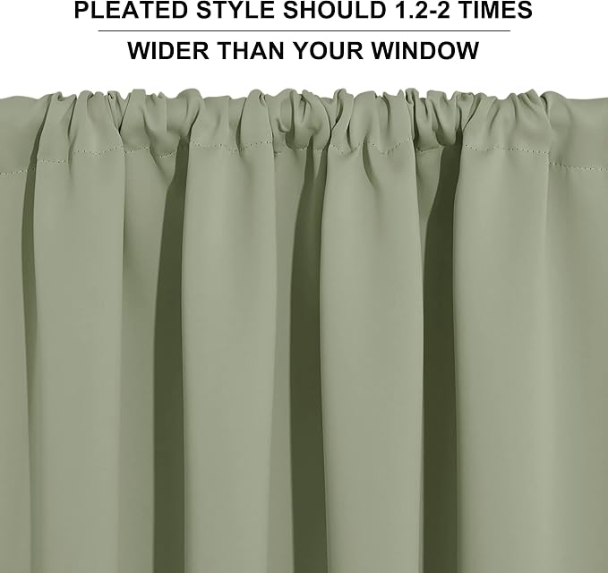 RYB HOME Large Blackout Curtains - Image 8