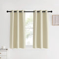 NICETOWN Blackout Beige Curtains and Drapes, W34 x L40, Window Treatment by NICETOWN