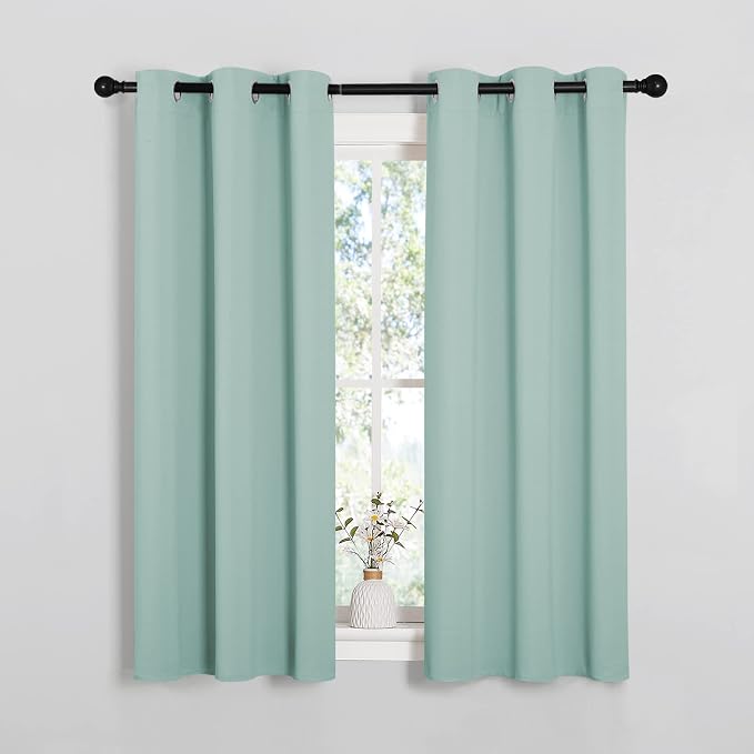 NICETOWN Window Curtain Panels, Thermal Insulated Solid Grommet Blackout by NICETOWN