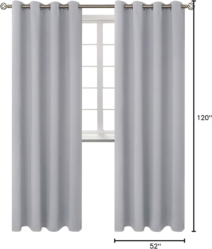 BGment Room Darkening Curtains 120 Inches Long - Image 8