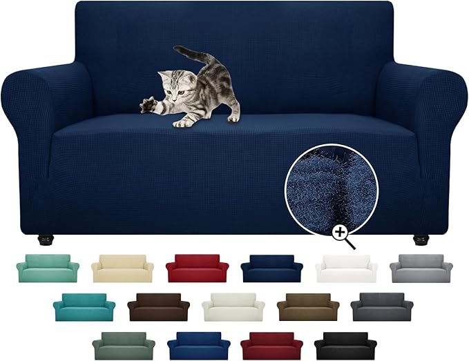 ZNSAYOTX Super Stretch Couch Cover Love Seat Sofa Covers by ZNSAYOTX