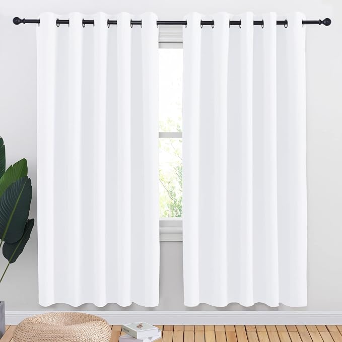 NICETOWN 50% Light Blocking Curtain Panels by NICETOWN
