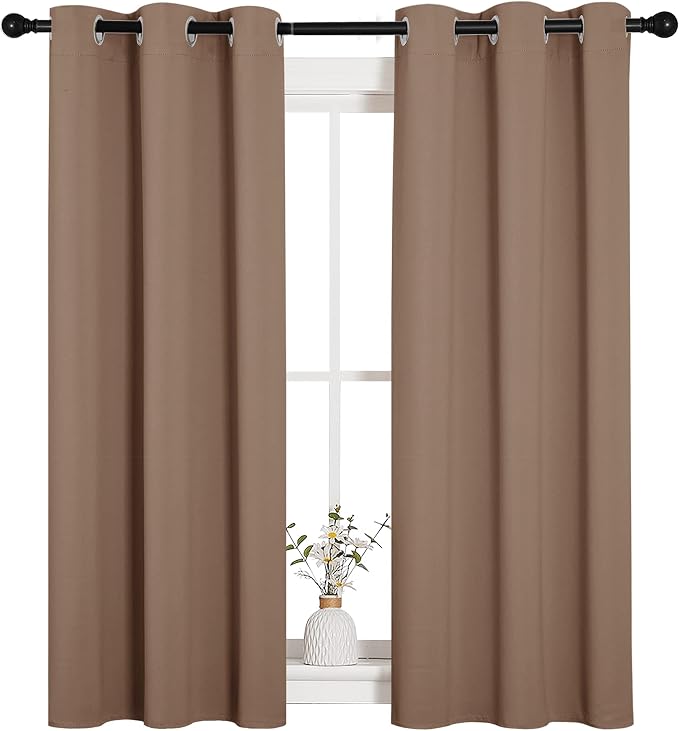 NICETOWN Window Draperies Room Darkening Curtain Panels, Window Treatment by NICETOWN