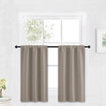 RYB HOME Kitchen Blackout Curtains Over Sink 36 inch Length, Rod Pocket Summer by RYBHOME