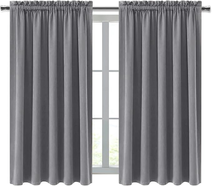 DWCN Blackout Curtains for Bedroom – Rod Pocket Thermal Insulated Noise - Image 9