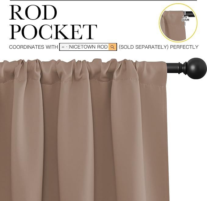 NICETOWN Kids Blackout Curtain Panels - Image 3