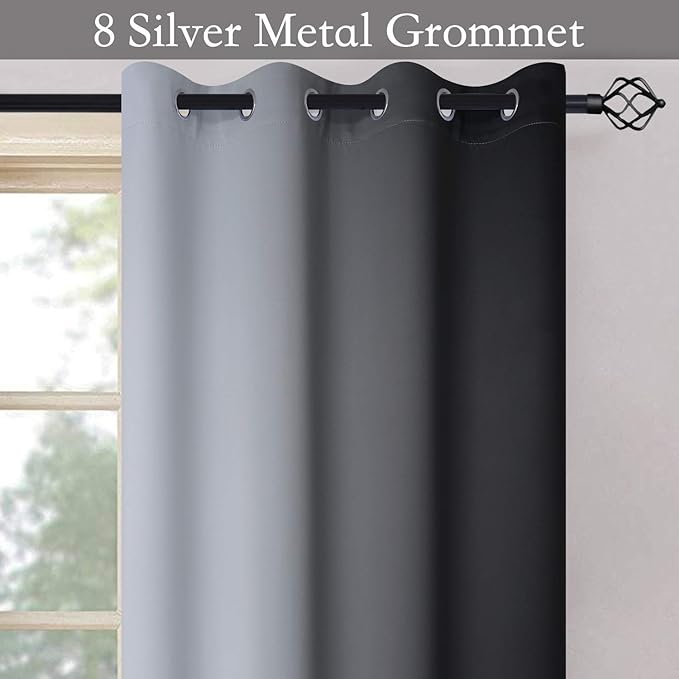 SimpleHome Ombre Room Darkening Curtains - Image 4