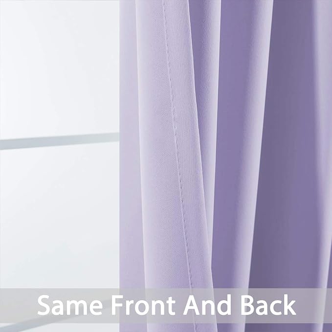Yakamok Room Darkening Grommet Window Drapes Thermal Insulated Light Blocking - Image 6