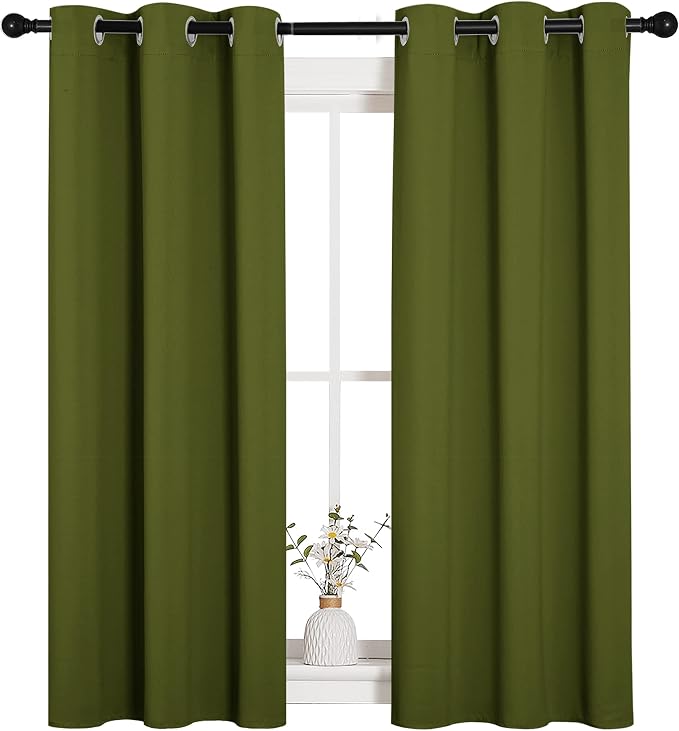 NICETOWN Window Curtain Panels, Christmas Window Decoration Thermal Insulated - Image 4