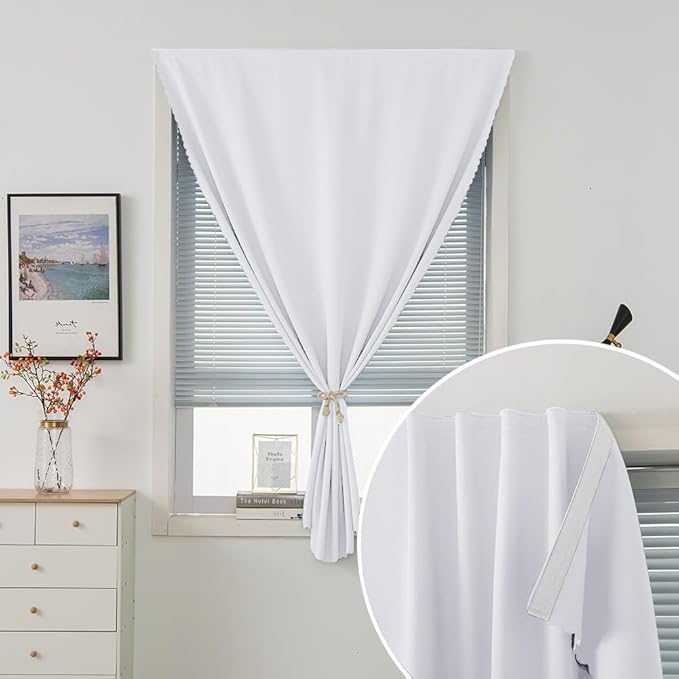 self Adhesive Curtains Portable Blackout Curtain Simple and Easy to Install - Image 2