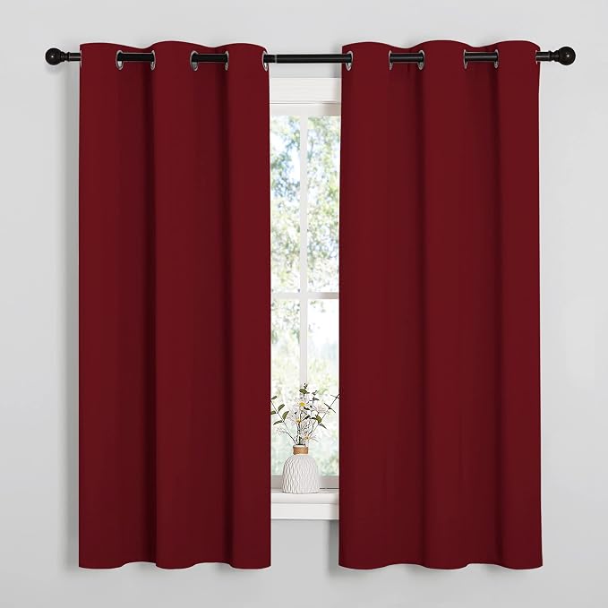 NICETOWN Holiday Christmas Decor Thermal Insulated Solid Grommet Blackout - Image 2