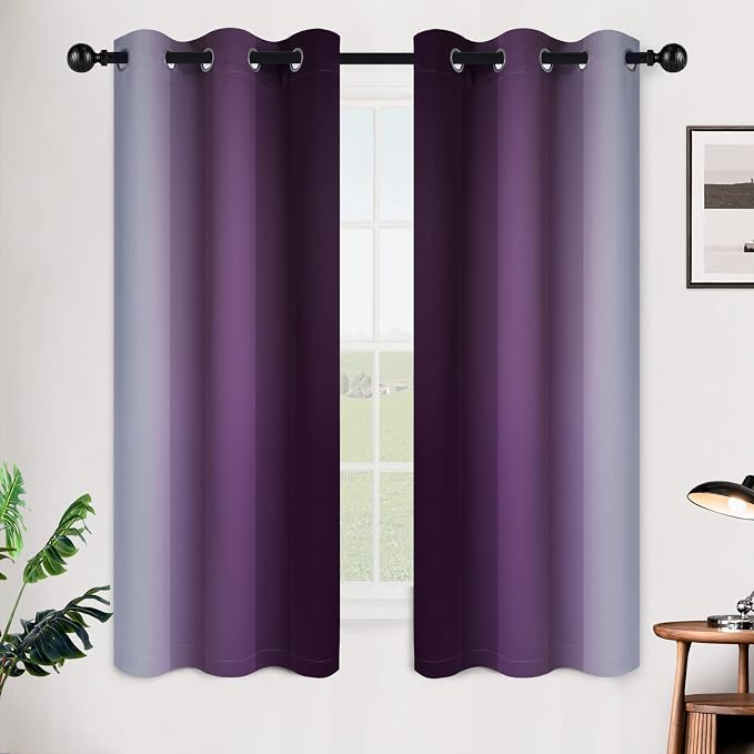SimpleHome Ombre Room Darkening Curtains - Image 2