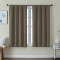 Simplebrand Ava Latte Short Blackout Curtains by Simplebrand