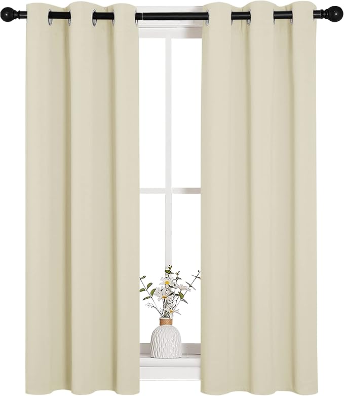 NICETOWN Room Darkening Short Curtain Panels - Image 2