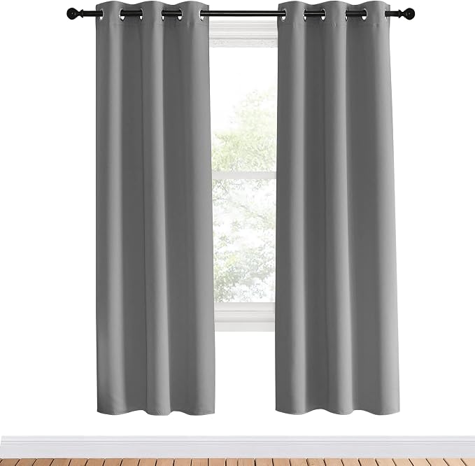 NICETOWN Blackout Window Curtains & Drapes 70" Long, 2 Panels, 34 inch - Image 2