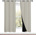 NICETOWN 100% Blackout Window Curtain Panels, Full Light Blocking Drapes by NICETOWN